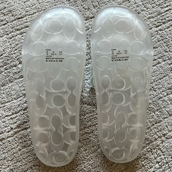 Coach Ugo Iridescent Signature Slides - Picture 2 of 9